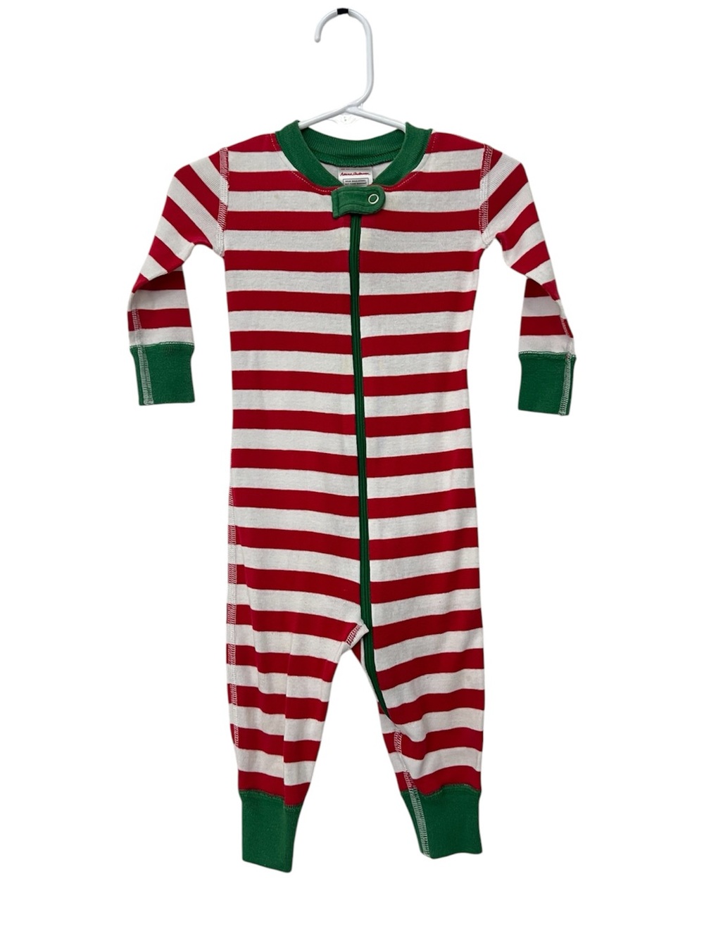 Hanna Andersson PLAY Stripe Baby One-Piece Zipper Sleeper 100% Cotton Pajamas